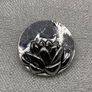 💗WATER LILY - Ginger Snaps & Co. Snap Button Charm - 18mm/20mm